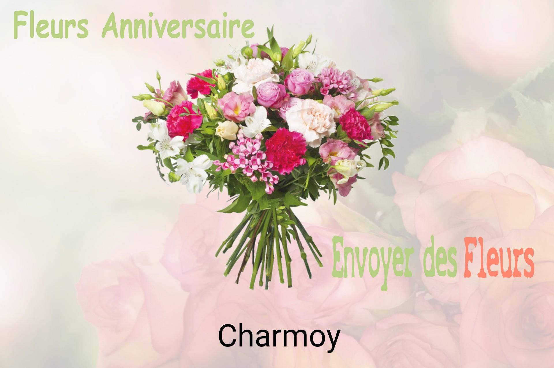 Bouquet de fleurs d’anniversaire livré à Charmoy
